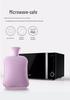Silicone Hot Water Bottle - Macaron Colors, Large Capacity, Pour-In Design
