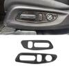 Carbon Fiber Seat Button Switch Panel Cover Trim For Honda CR-V CRV 2023 2024