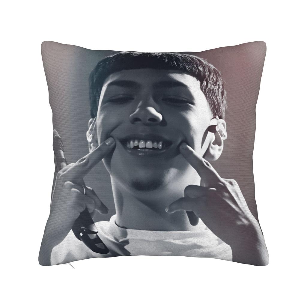 Rapper M-Milo J Pillow Case Fashion Pillow Cover Graphic Pillowcases For Sofa Bedroom Home Decor