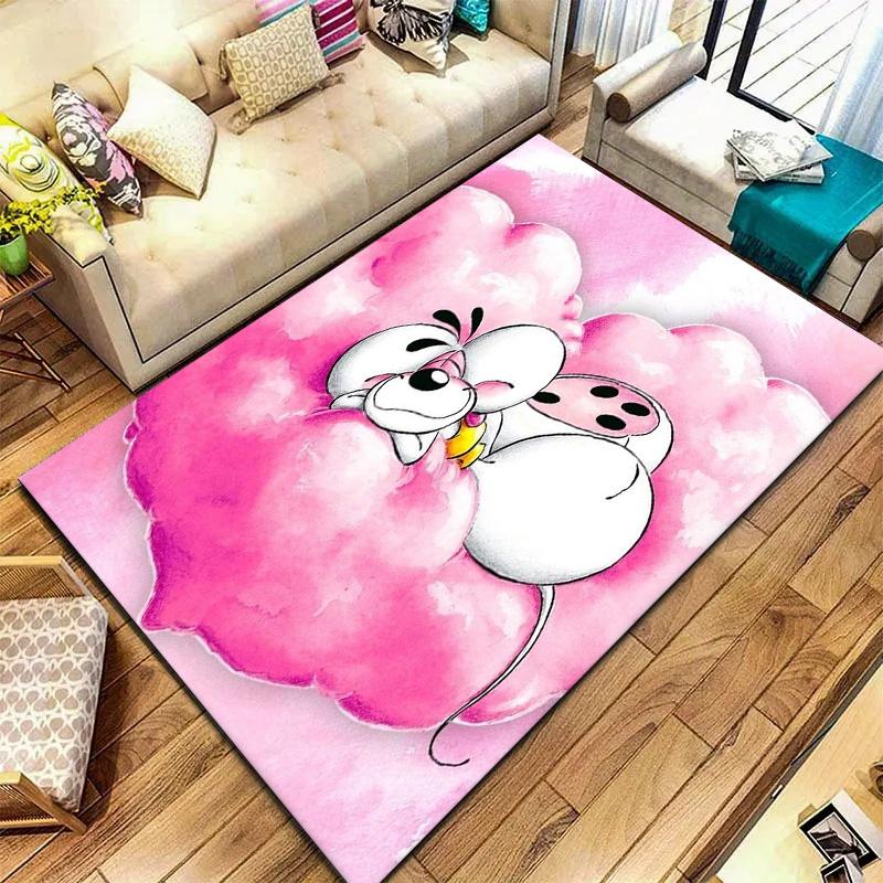 Diddl Carpet Rug for Living Room Bedroom Home Sofa Decoration,Kids Play Non-slip Floor Mat