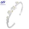 Creative Fashion 925 Sterling Silver Jewelry Exquisite Cherry Flower Blossom Branches Allergy Opening Bracelets   SL014