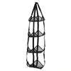 Wall Mounted Ball Storage Hanging Bag Heavy Duty Mesh Pockets Organizer for Basketball Volleyball Outdoor Sports Use