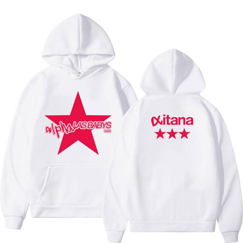 Singer Aitana Hoodie Men Women Fashion Clothing Tracksuit Short-sleeved Loose Casual Aesthetic Pullover Tops