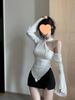 Autumn/Winter Spicy Off-Shoulder Halter Long Sleeve T-shirt for Women
