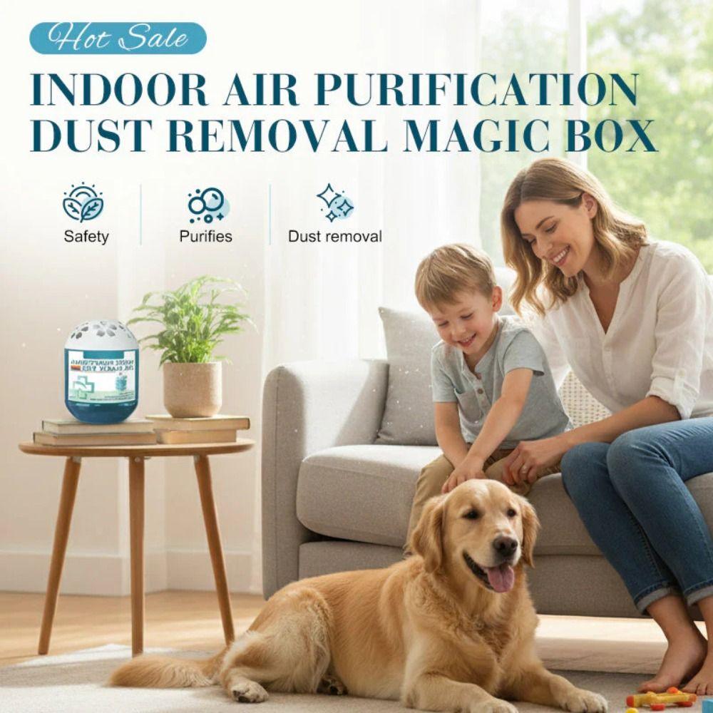 Indoor Air Purification Dust Removal Magic Box Automatic Multifunctional Air Magic Box No Electricity Noise