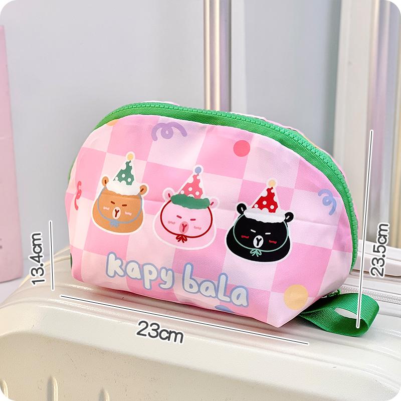 

3pcs Travel Cosmetics Storage Bag Girls Large Capacity Cute Kids Clothing Travel Storage Bags Set Organizer Zipper Underwear Bag