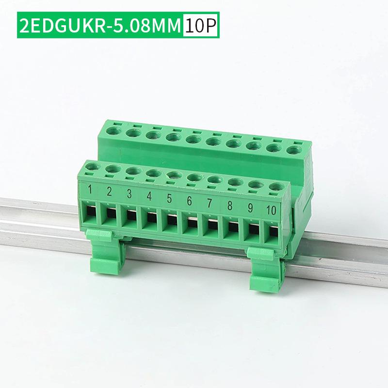 2EDG-UKR-5.08MM Plug-in Rail Guide Terminal Block Connector
