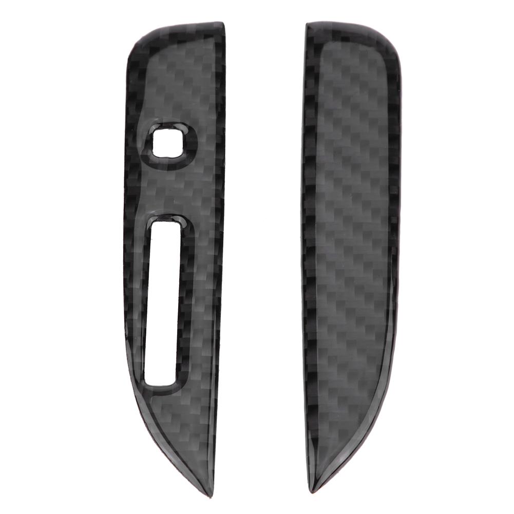 3Pcs Carbon  , Gr Panel Cover Trim Sticker   Steering Wheel Car Interior for     2015 2017