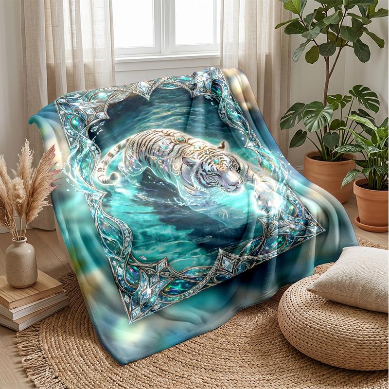 Epic Gaming Adventure Theme Blanket Lightweight Warm Flannel Blanket Decorative Throw Blanket for Home Decoration