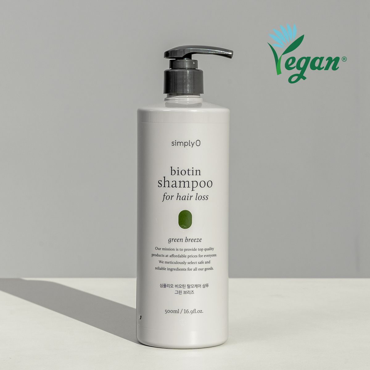 Biotin Hair Loss Shampoo 500ml Volume Hair Loss Relief Scalp Care