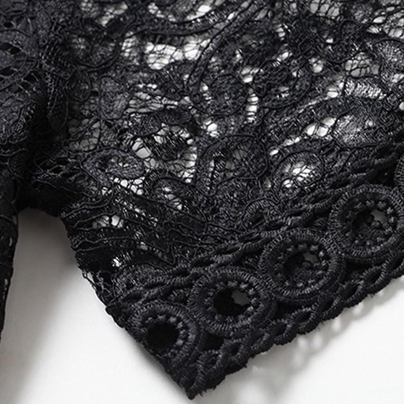 Abito da Cocktail da Donna in Pizzo Floreale Sweetheart Aderente e Svasato per Eleganti Serate