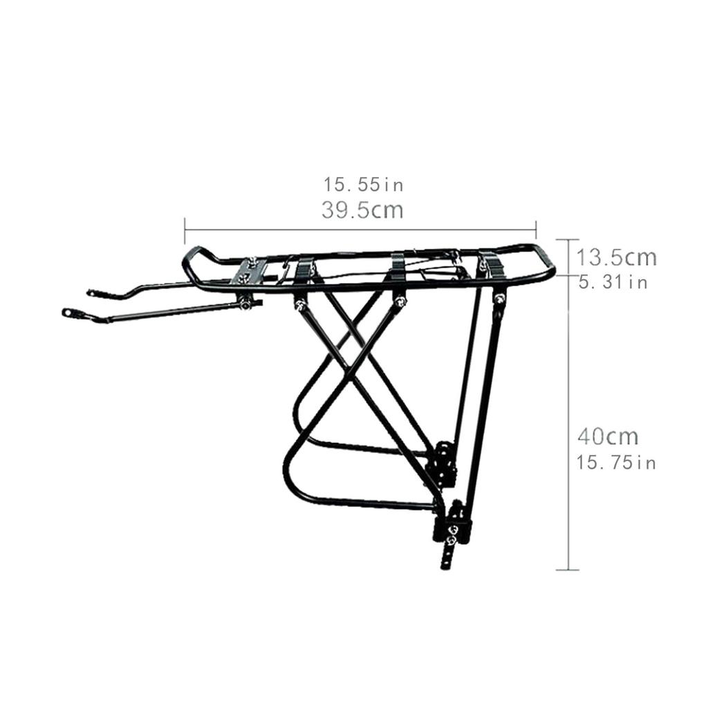 Rear Bike Rack Mountain Bike Sturdy Panniers Bicycle Rear Luggage Cargo Rack