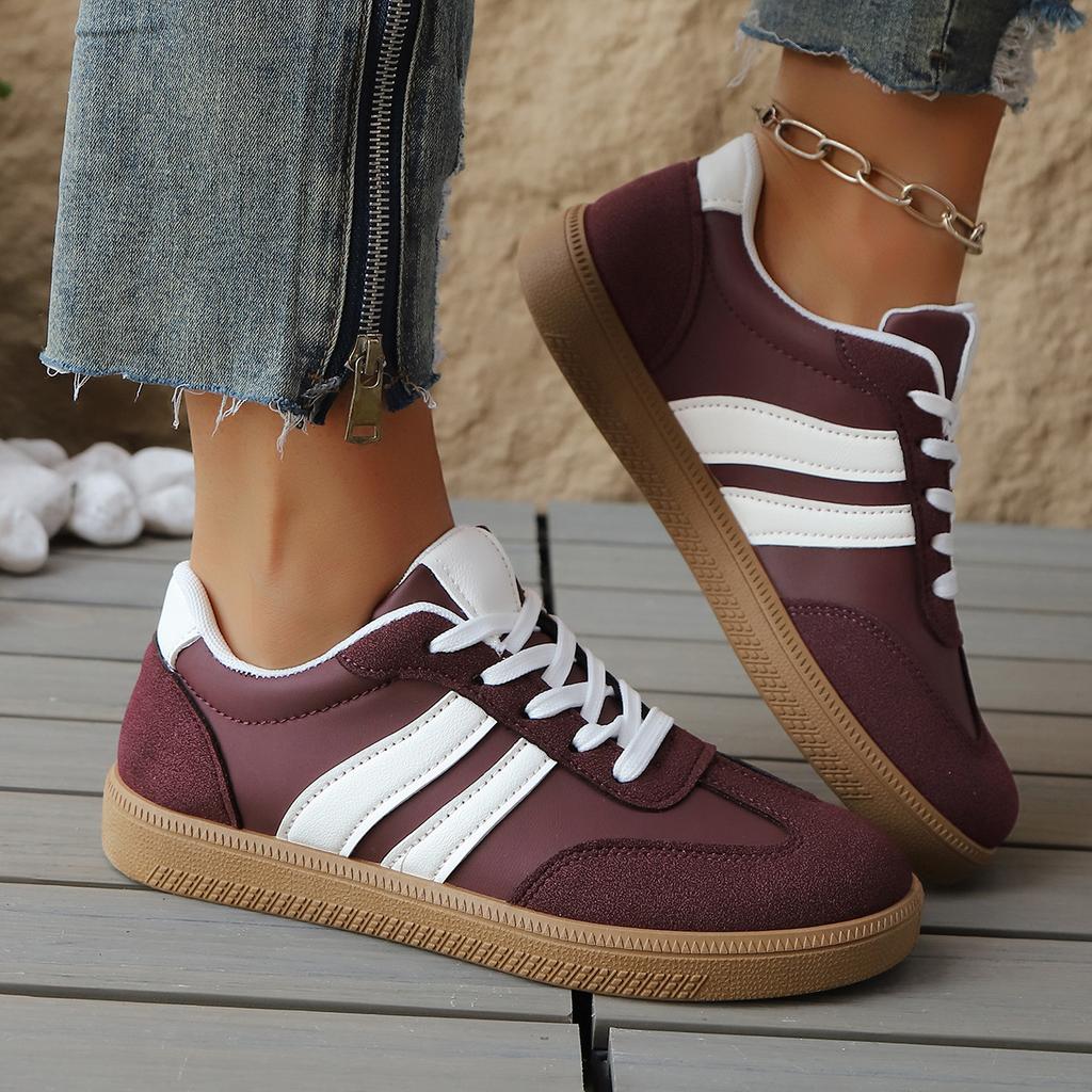 Fashion Shoes for Women Autumn Fashion Lace Up Platform Sports Running Sneakers Flats Plus Size 36-42 Women Shoes Zapatos De Mujer