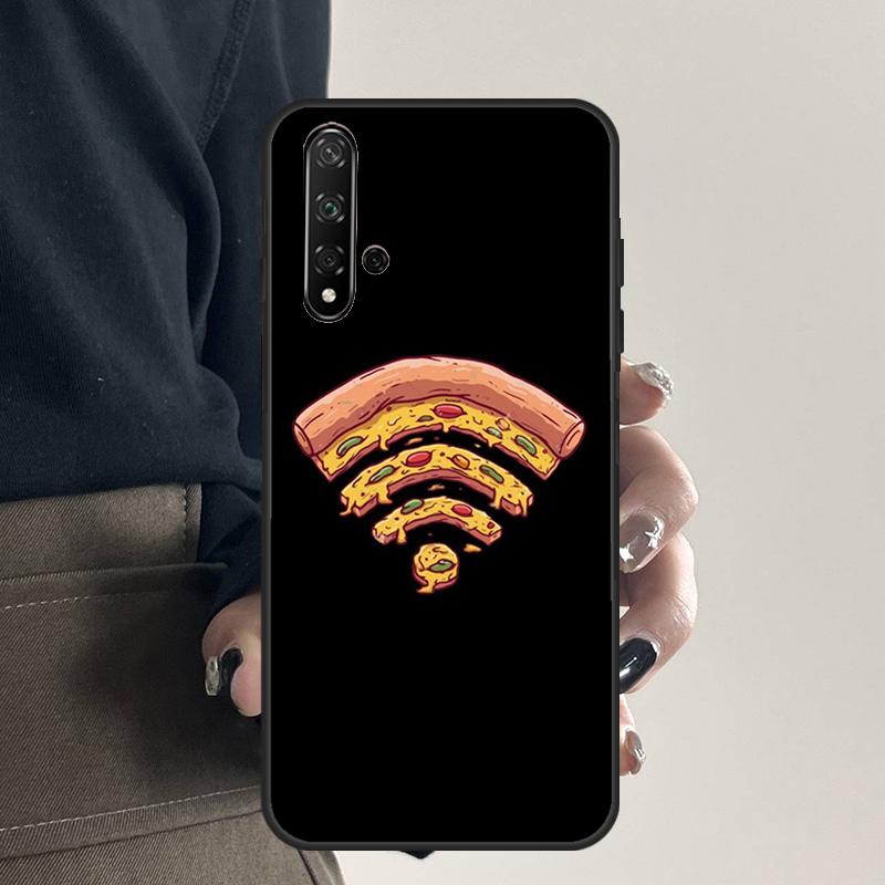 

Pizza Food Bacon Cheese For Huawei Nova 9 10 SE 5T 12s 12i 11i Y91 Y90 Y60 Y70 Y72 Y61 P20 P40 P30 Lite P60 Pro Case Huawei Nova Y70