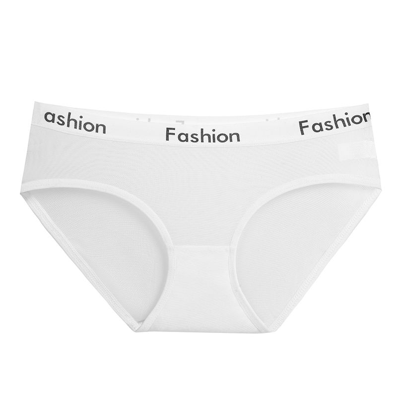 Sexy Höschen für Damen, nahtloser Slip, Ikule, transparentes Netzgarn, Unterwäsche mit niedriger Taille, N04