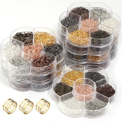 1 Box Jump Rings Iron Single Loop Open Jump Rings Connectors For Jewelry Making DIY Necklace Bracelets Accessories Wholesale