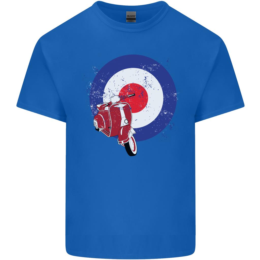 MOD Scooter Motorcycle Motorbike Unisexs Light Cotton TShirt