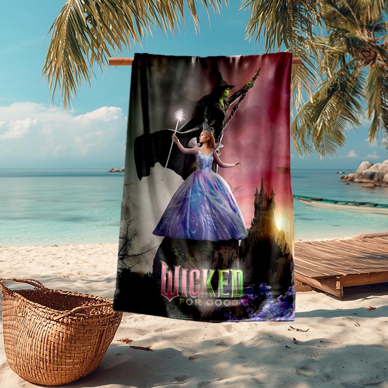 Wicked Fashion Beach Towel: Ideal for Summer Adventures Soft, Absorbent and Quick Drying Suitable for Swimming and Bathing