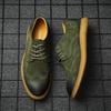 Brock shoes men's soft leather matte casual retro British tooling shoes large size suede leather shoes