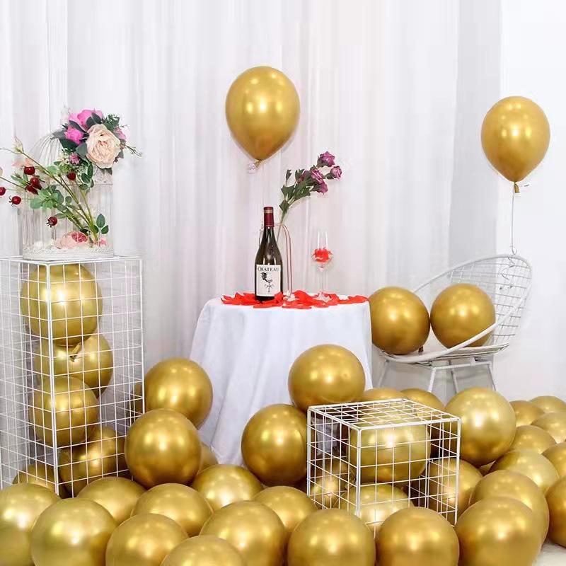 Mixed Metal Balloons: 5, 10, 12, 18, 36-Inch Party Decorations