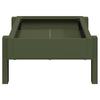 Chicken Feeder Trough Olive Green 80 X 28 X 13.5 Cm