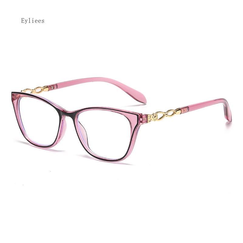 New Retro Lady's Cat Eyes Reading Glasses Frame Blocking Blue Light Computer Presbyopia Eyeglasses Goggles 0...+4.0 gafas