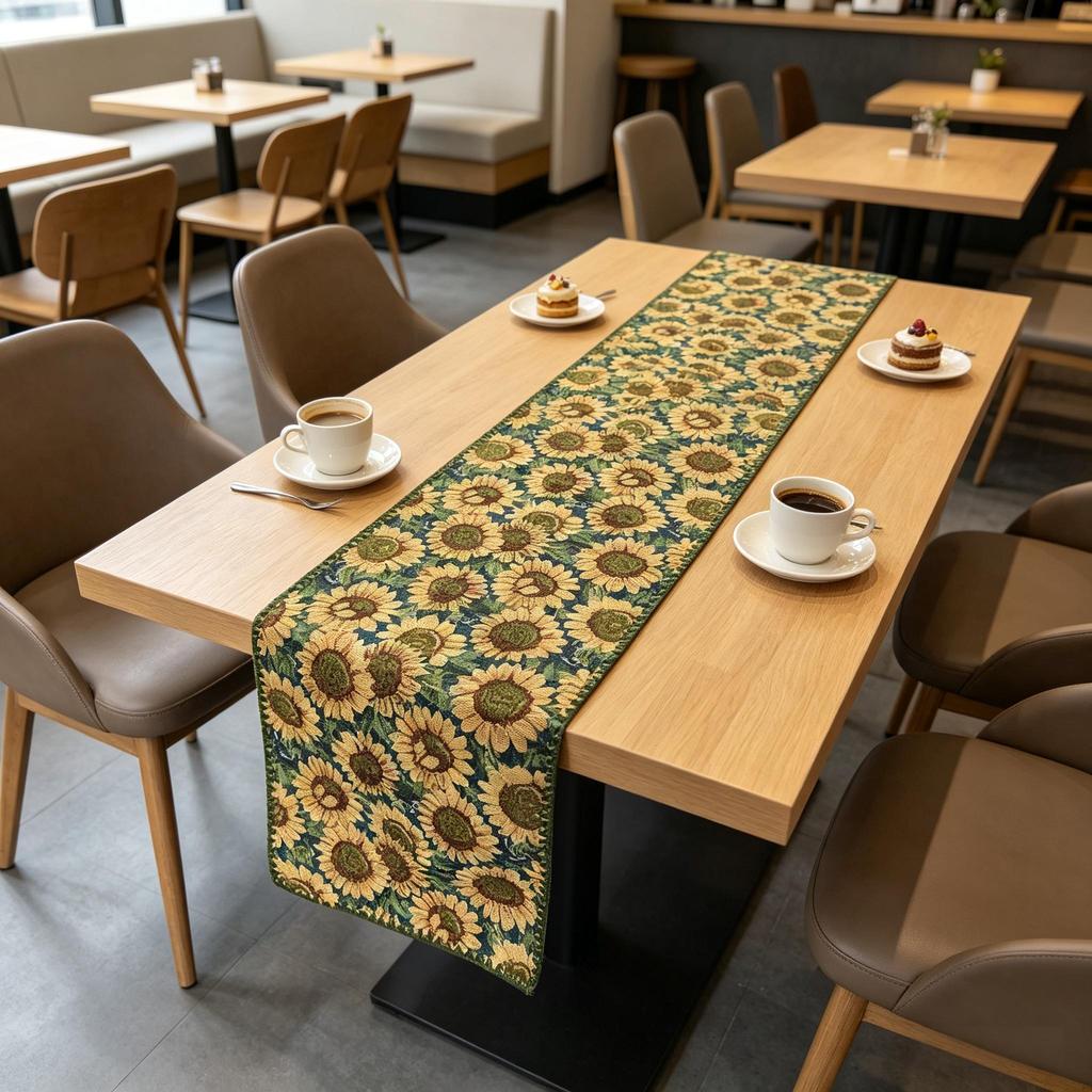 Coffee Table TV Cabinet Dining Table Home Decor Nordic Cotton Linen Table Runner