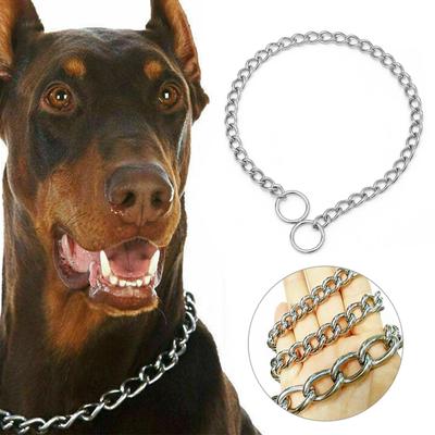 Pet Dog Chain Training Collar Heavy Duty Adjustable Stainless Steel Choke Collar Pet Accessories