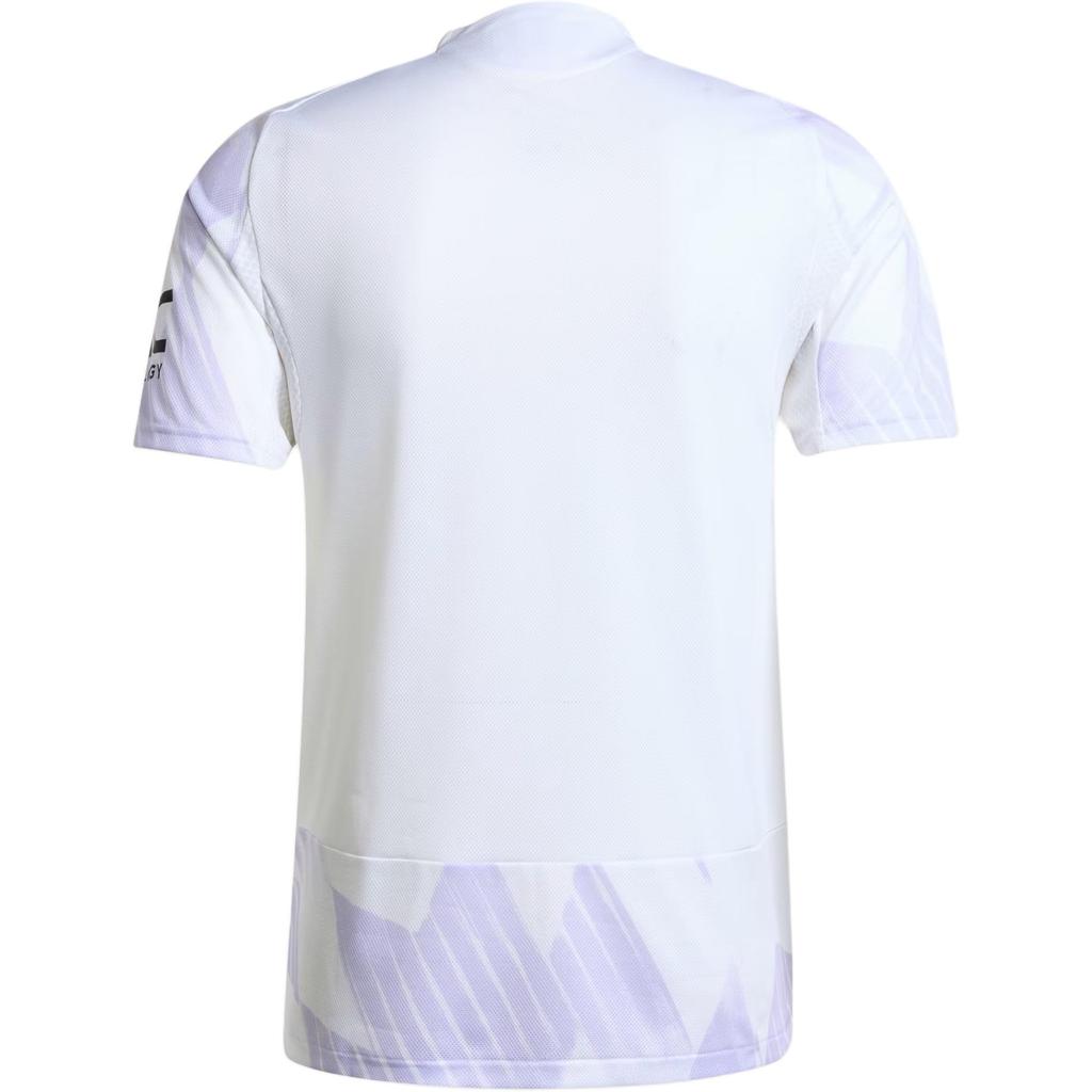 Adidas Manchester United 25/26 Away Authentic Logo Letter Stripe Short Sleeve Football Shirt Men Football Shirt JI7424