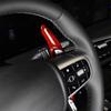 For Genesis G80 -2024 Sport Version Aluminum Alloy Real Carbon Fiber Steering Wheel Shifter Paddle Cover Trim Accessories