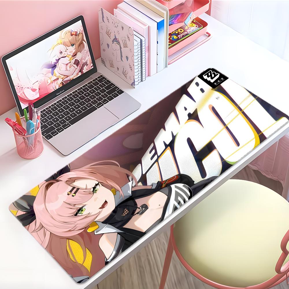 Cool Game Zenless Zone Zero Nicole Demara Zzz Mouse Pad Large Thick Desk Pad Stitched Edges Gaming Mouse Mat For Pc