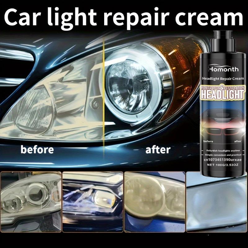 Car Headlight Restoration Polishing Kits Anti Oxidation Brightening Scratch Repair for Car Light Maintenance for Car Care