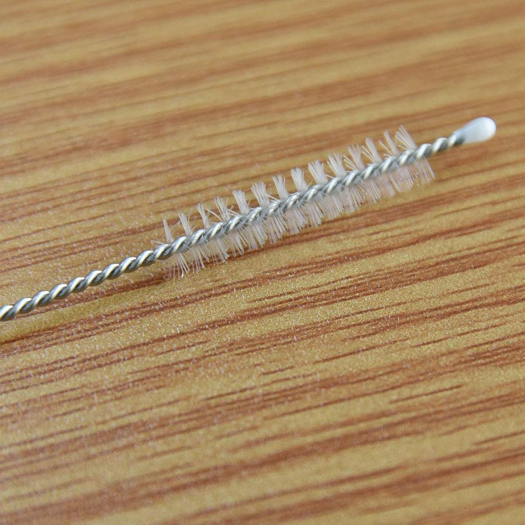 iBasingo Stainless Steel Straw Cleaning For Drinking Straws and Baby Bottle Gap Set of BV1025 Brush, Brush, 174.5mm, Hoses, Ultra-thin Type, Brush,