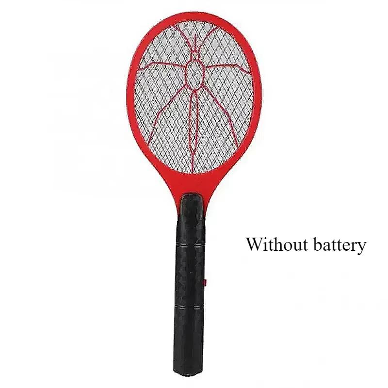 

Battery Powered Electric Mosquito Swatter 3 Layer Safety Mesh Fly Killer Rechargeable Bug Zapper for Home Use червоний
