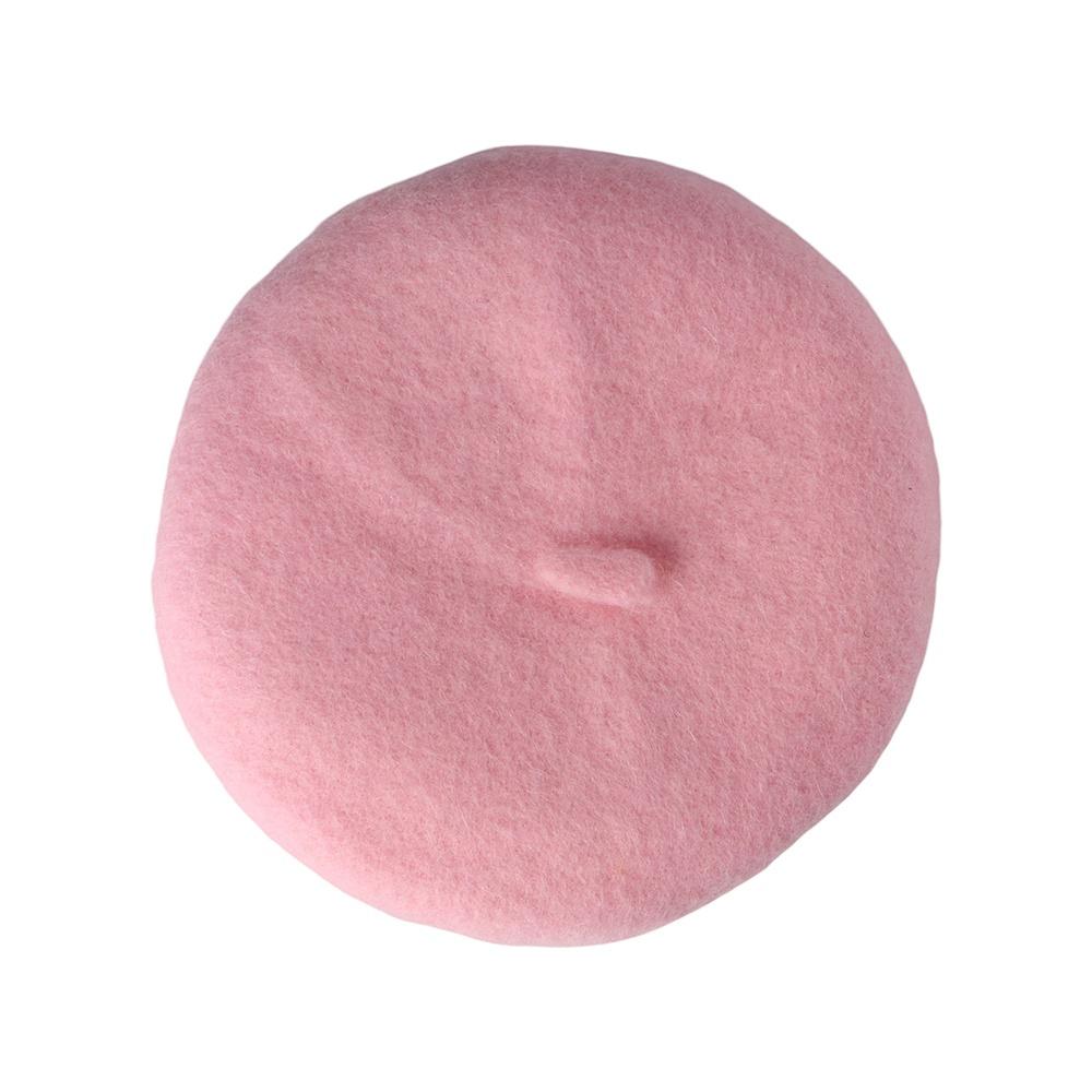 Creative Cat Accessories Pet Decor Solid Color Pet Headwear Cat Hat Pet Wool Cap Dog Beret