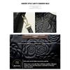 Genuine Leather Women's Bags Genuine Cowhide Bags Camellia Handbags Large Bags One Shoulder Messenger Bags
