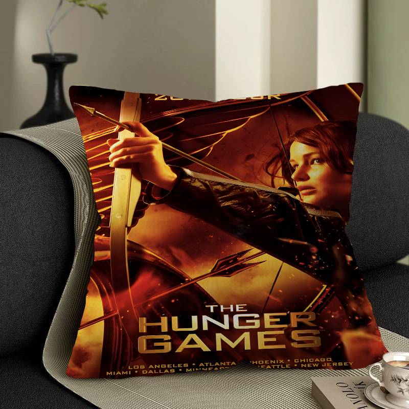 Classic Movie The Hunger Games Pillow Cushion Cover Pillowcase Living Room Sofa Home Decor Customized