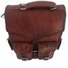 Goat Leather Bag Backpack Rucksack Laptop Vintage Brown Genuine Travel New Men'sc