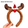 New Funny Elk Kids Christmas Tree Headband Bow Decoration Snowman Xmas Headpieces Cute Cartoon Hair Clasp Party