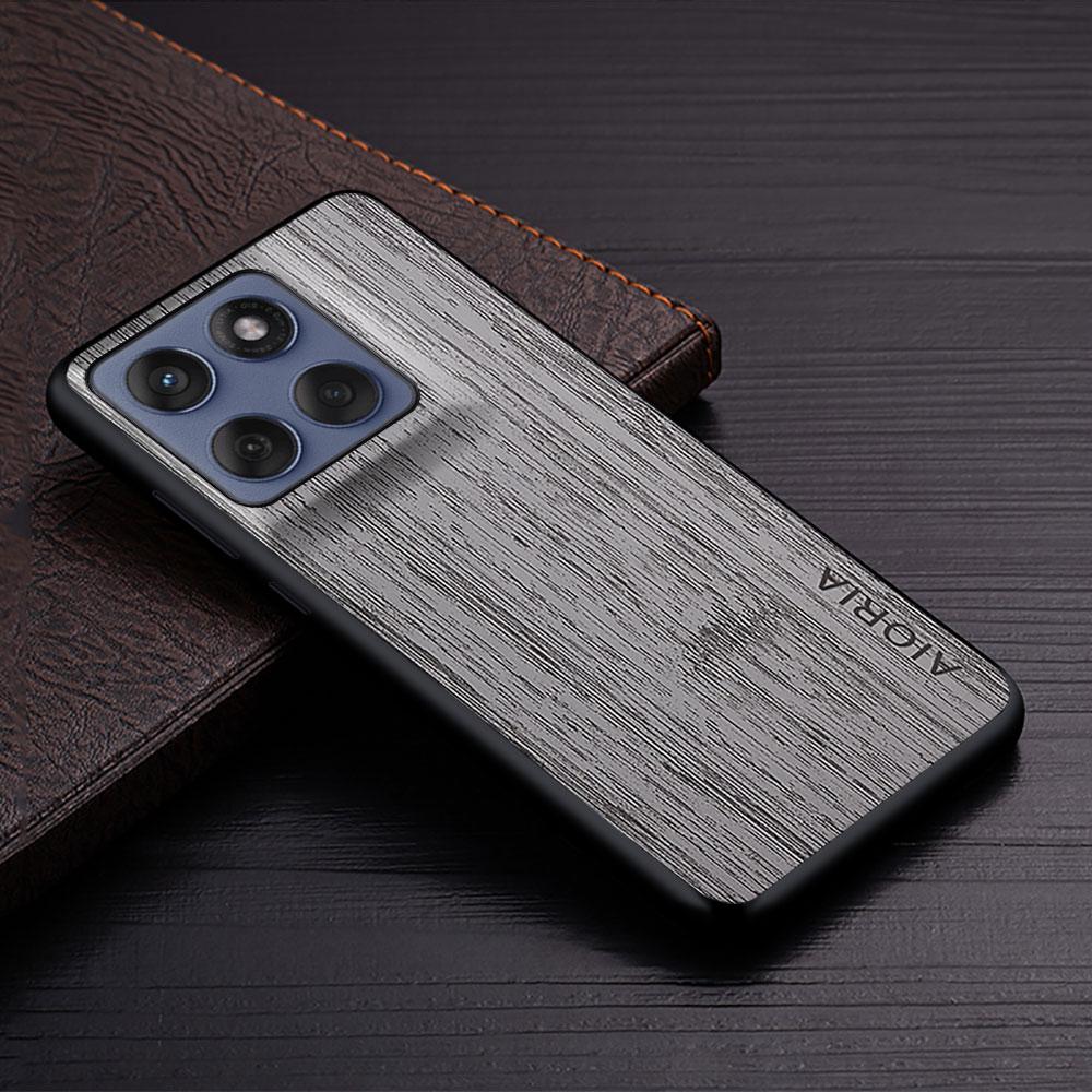 Case For Motorola Moto Edge 60 Pro Fusion Neo Coque Bamboo Wood Pattern Leather Funda Phone Cover for Moto Edge 60 Fusion Case