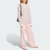 Adidas Originals Striped Oversized Long Sleeve Polo Shirt Women tops KU8351