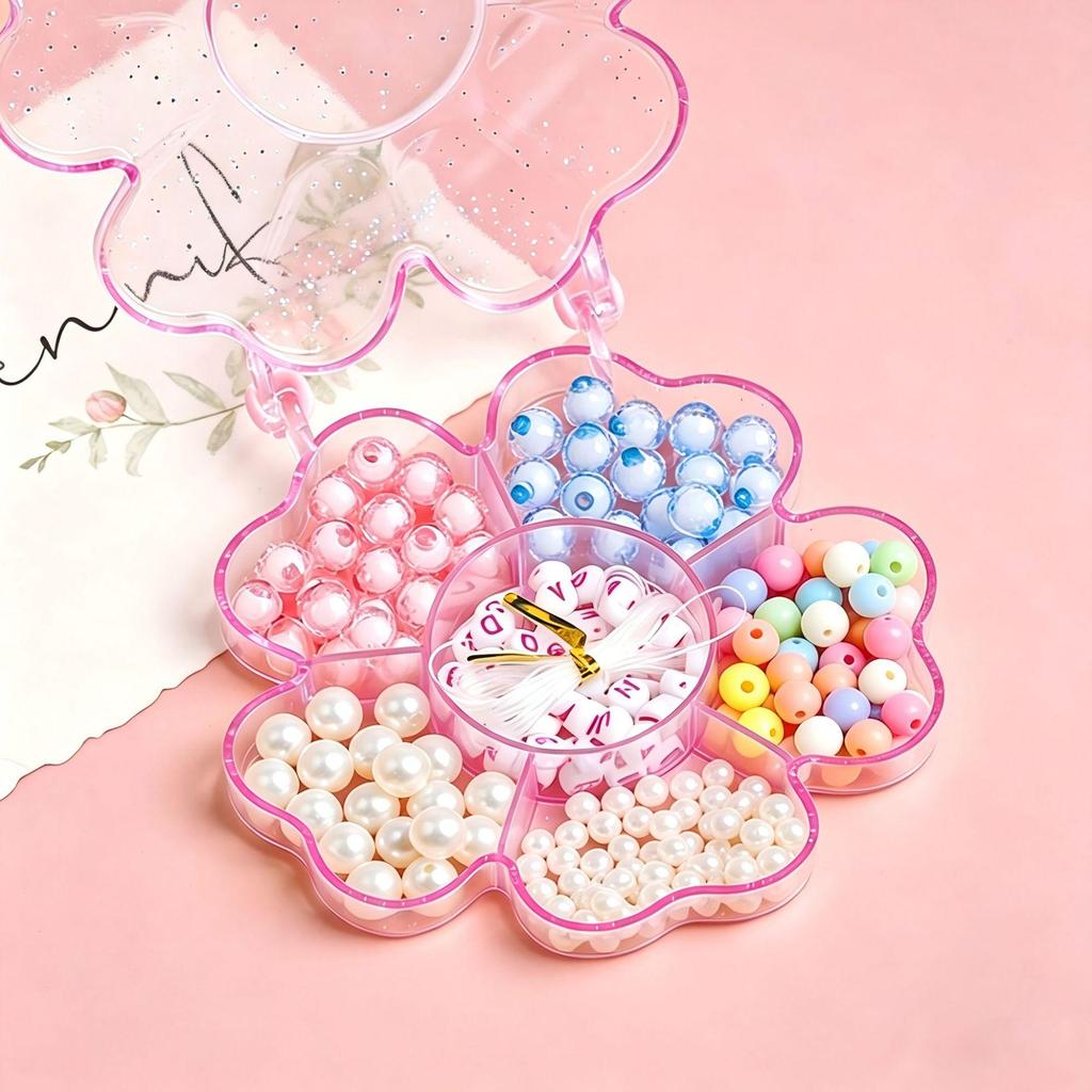 Kit di Gioielli Fai-da-te con Perline per Bambini 2025: Set Regalo Educativo Braccialetto & Collana Fatti a Mano per Bambine