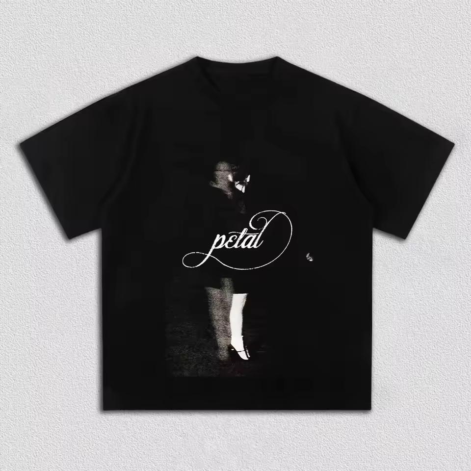 2026 Ariana Grande Petal Foto Merch 2026 T-shirt Cotone Unisex T-shirt da Uomo Y2k Casual Alta Qualità Esclusiva del Tour Maglietta per Fan