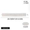Geometric Rhinestone Choker Necklace for Women - Shiny, Versatile, European & American Style