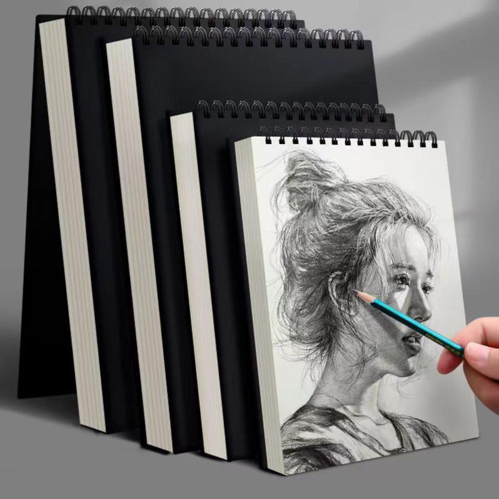 Spiral Bound 8K 16K Coil Sketchbook A4 A5 A6 Artist Sketch Pad Thick Drawing Paper  Sketch
