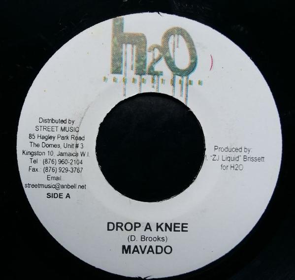 

7inch Record MAVADO - Drop A Knee NONE H2O Productions Jamaica Reggae, Ska & Dub Used
