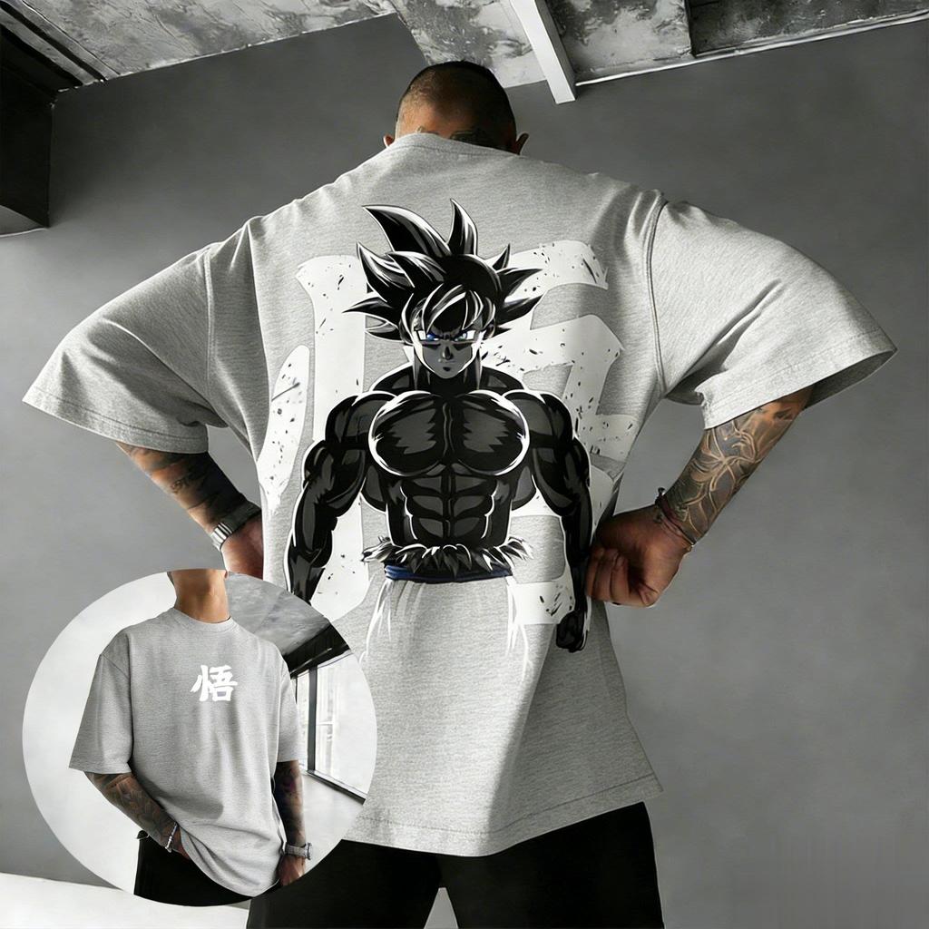 2026 Summer Y2k Dragon Ball Goku Graphic T Shirt Men Women Anime Print Oversized Cotton Short Sleeve Tee Streetwear Casual Tops