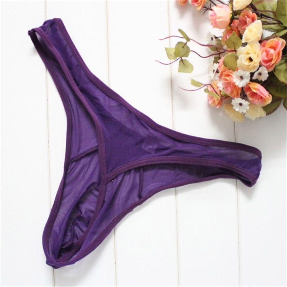 Temptation Underwear Low Waist Thong Network Ultra-thin Transparent