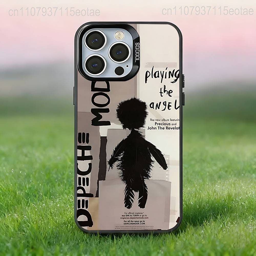 

D-Depeche Band M-ModeS Phone Case For iPhone 17,16,15,14,13,12,11,Pro,Max,Plus,E,Air,Mini Black Tpu IMD Cover iPhone13