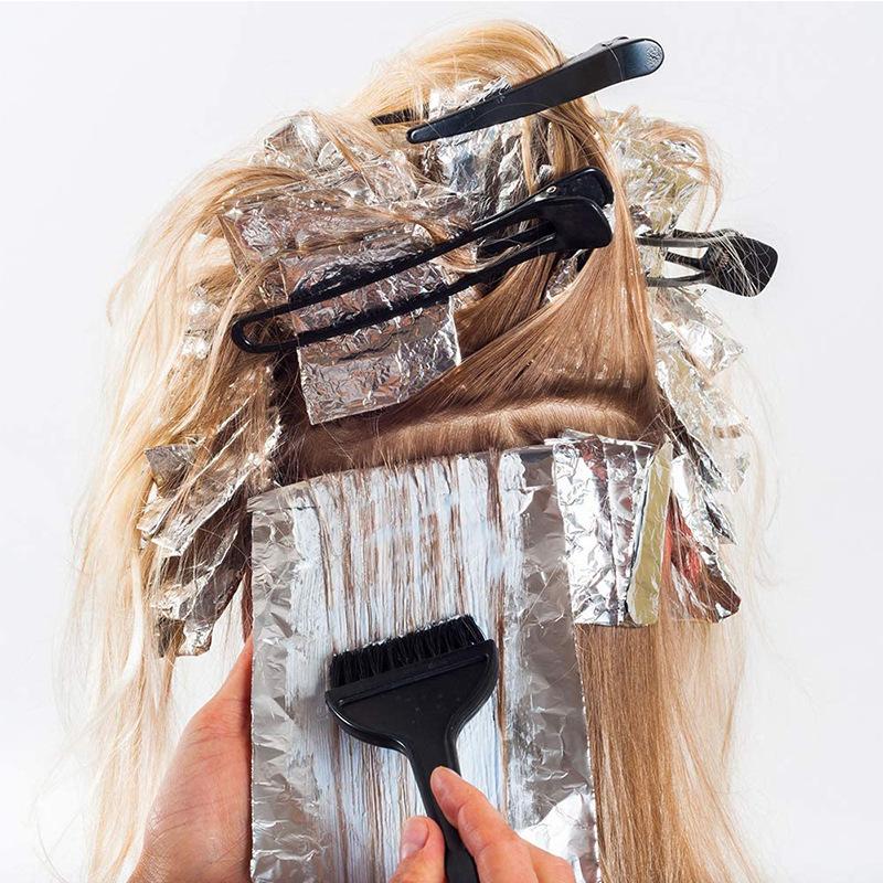 5/22Pcs/Set Hair Coloring Kits Home Salon Hair Dyeing Comb Hair Bowl Coloring Brush Cream Earcap Clips  Cape Hair Styling Tool